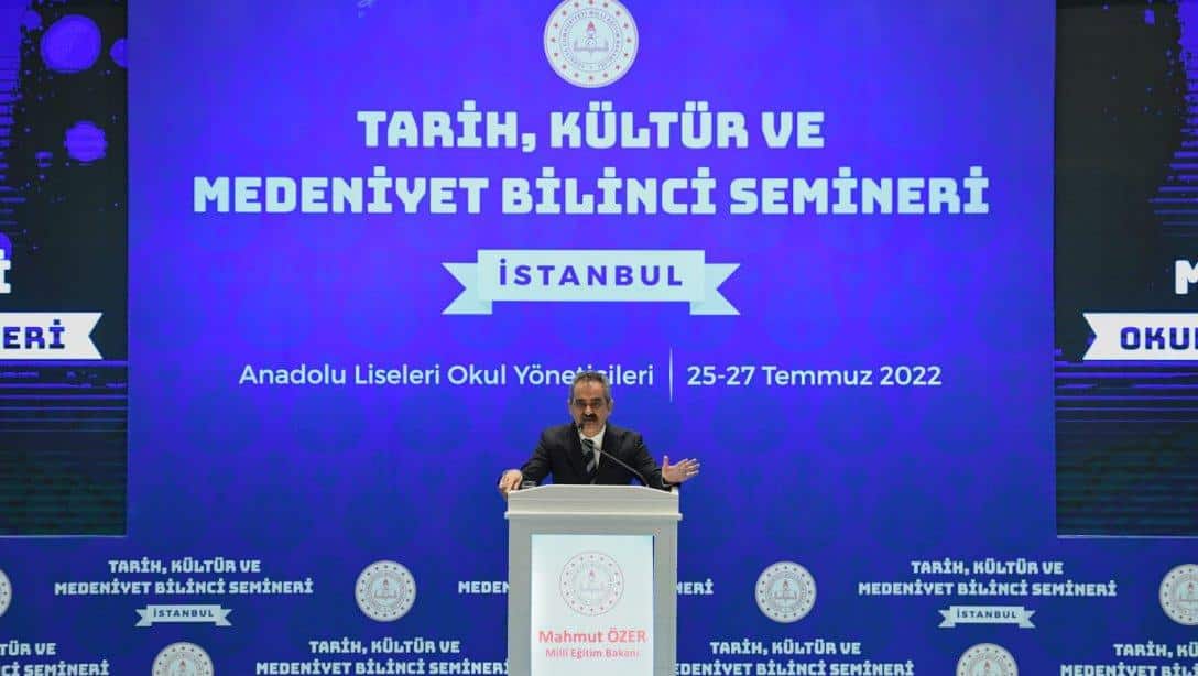 Milli Eğitim Bakanımız Sn.Mahmut ÖZER, Anadolu Lisesi Yöneticileriyle Bir Araya Geldi