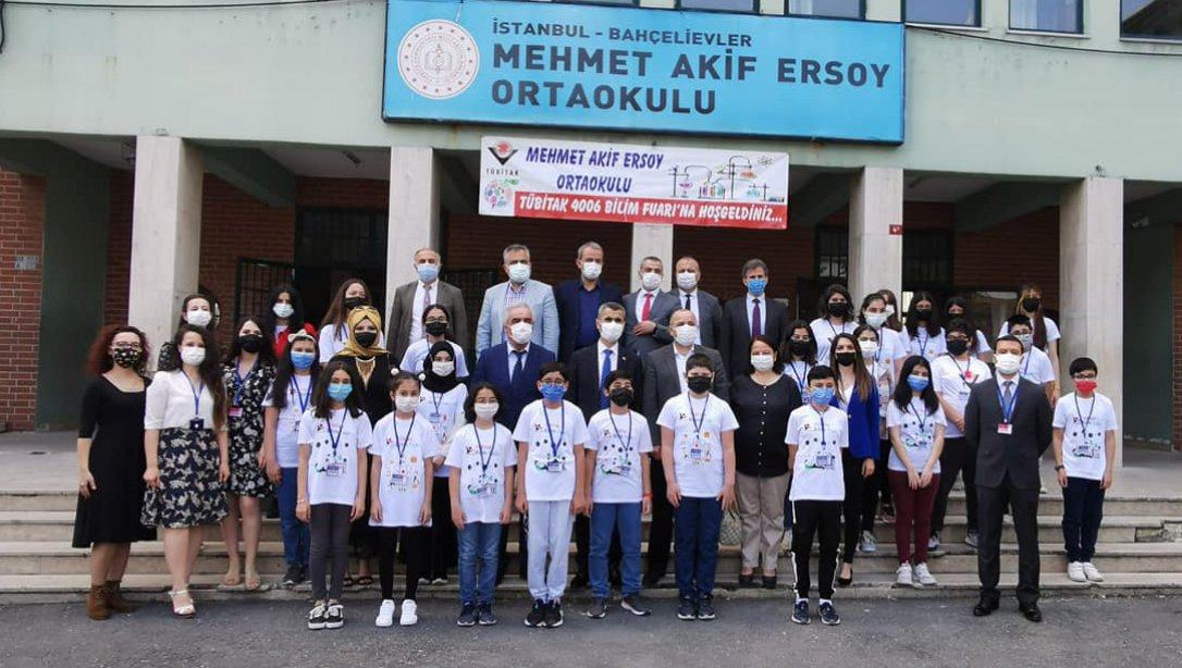 Mehmet Akif Ersoy Ortaokulu TÜBİTAK 4006 Bilim Fuarı Açılışı