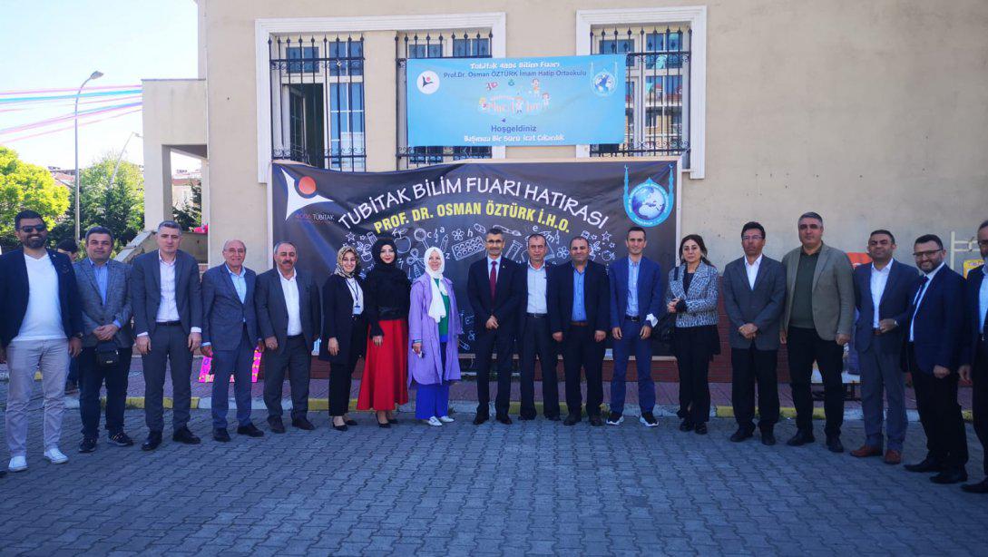 Prof.Dr. Osman Öztürk İmam Hatip Ortaokulumuzun Organize Ettiği TÜBİTAK 4006 Bilim Fuarı Açılışı Gerçekleştirildi